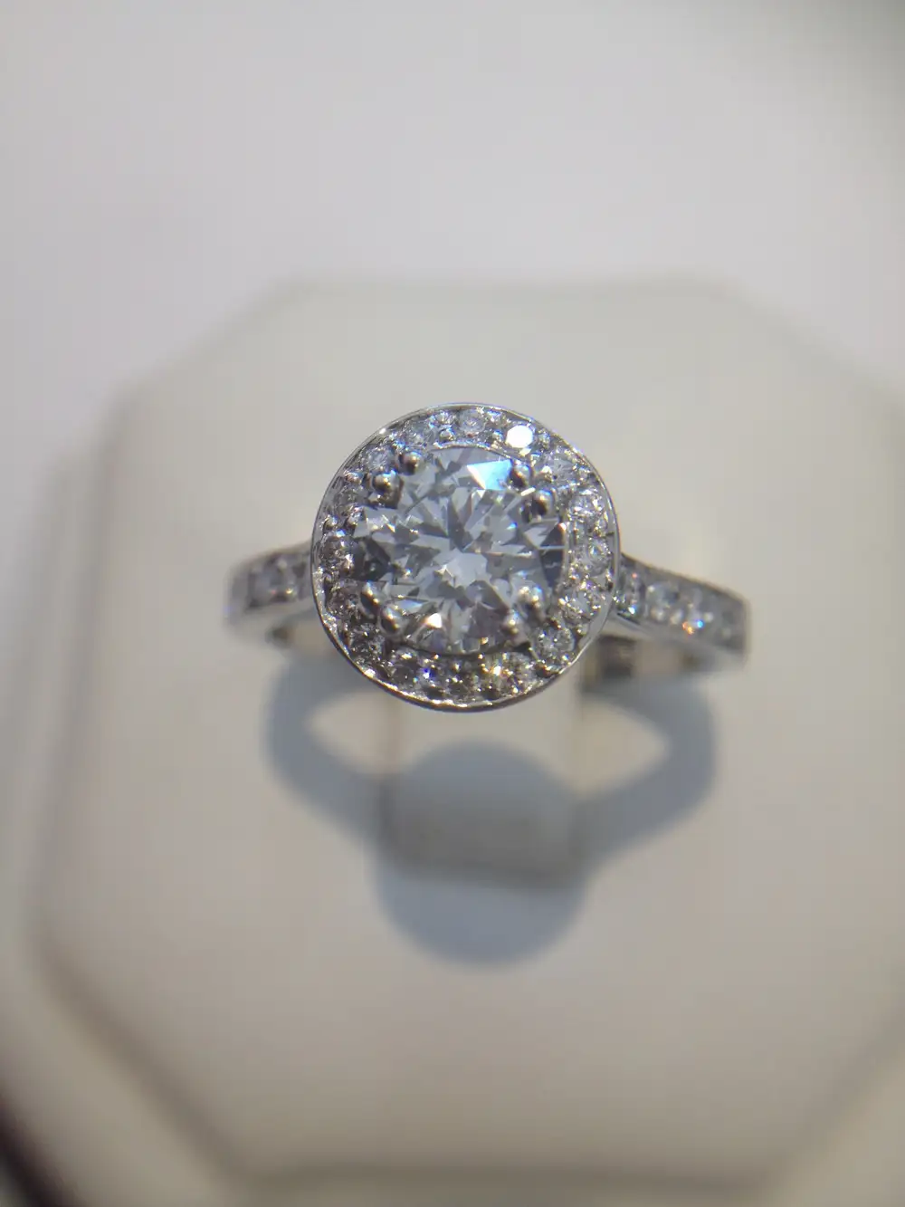 Finished custom ring from the Burlington studio