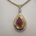 Custom platinum and gold piece from the atelier